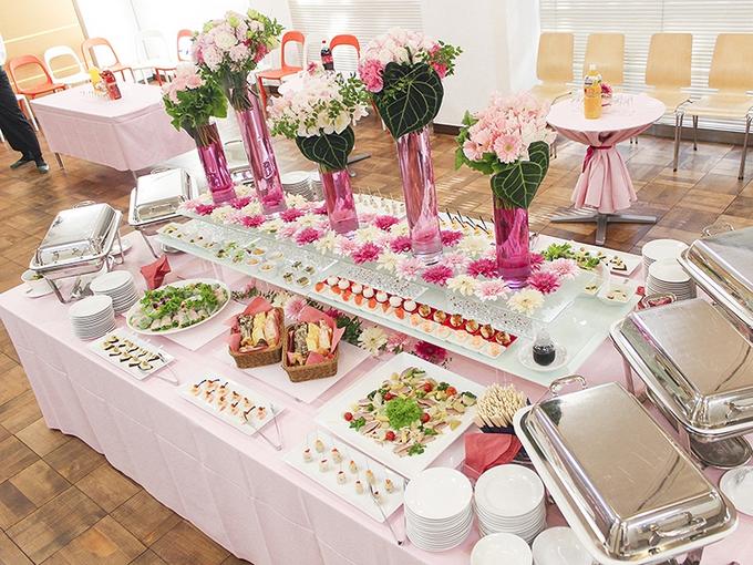 ケータリング活用事例 東京都女子短大様のランチブッフェ形式のパーティー Cbsケータリング ケータリング活用事例 東京都女子短大様のランチブッフェ形式のパーティー Cbsケータリング