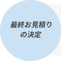 最終お見積りの決定